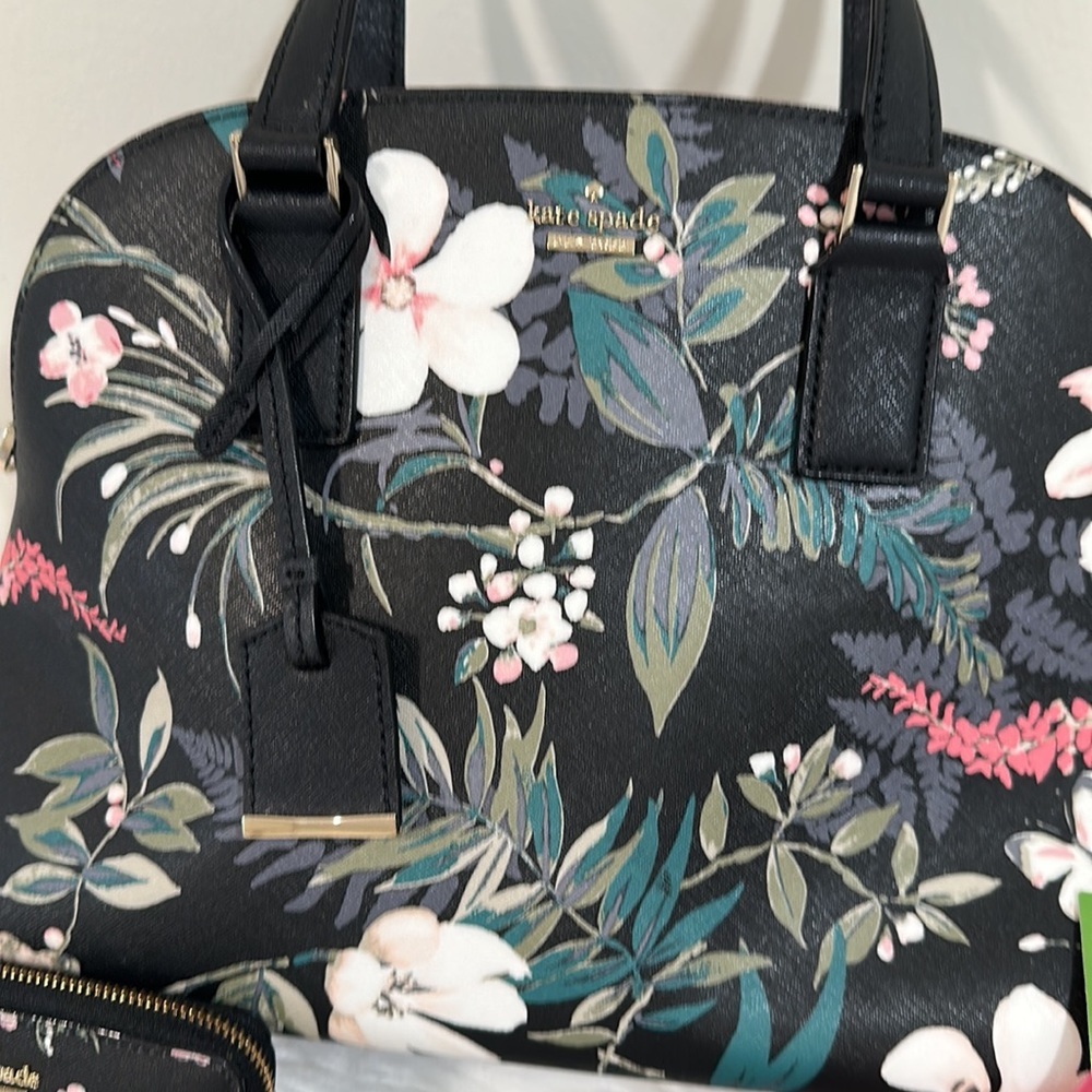 Kate Spade ♠️ botanical Lottie and wallet set - Picture 2 of 10
